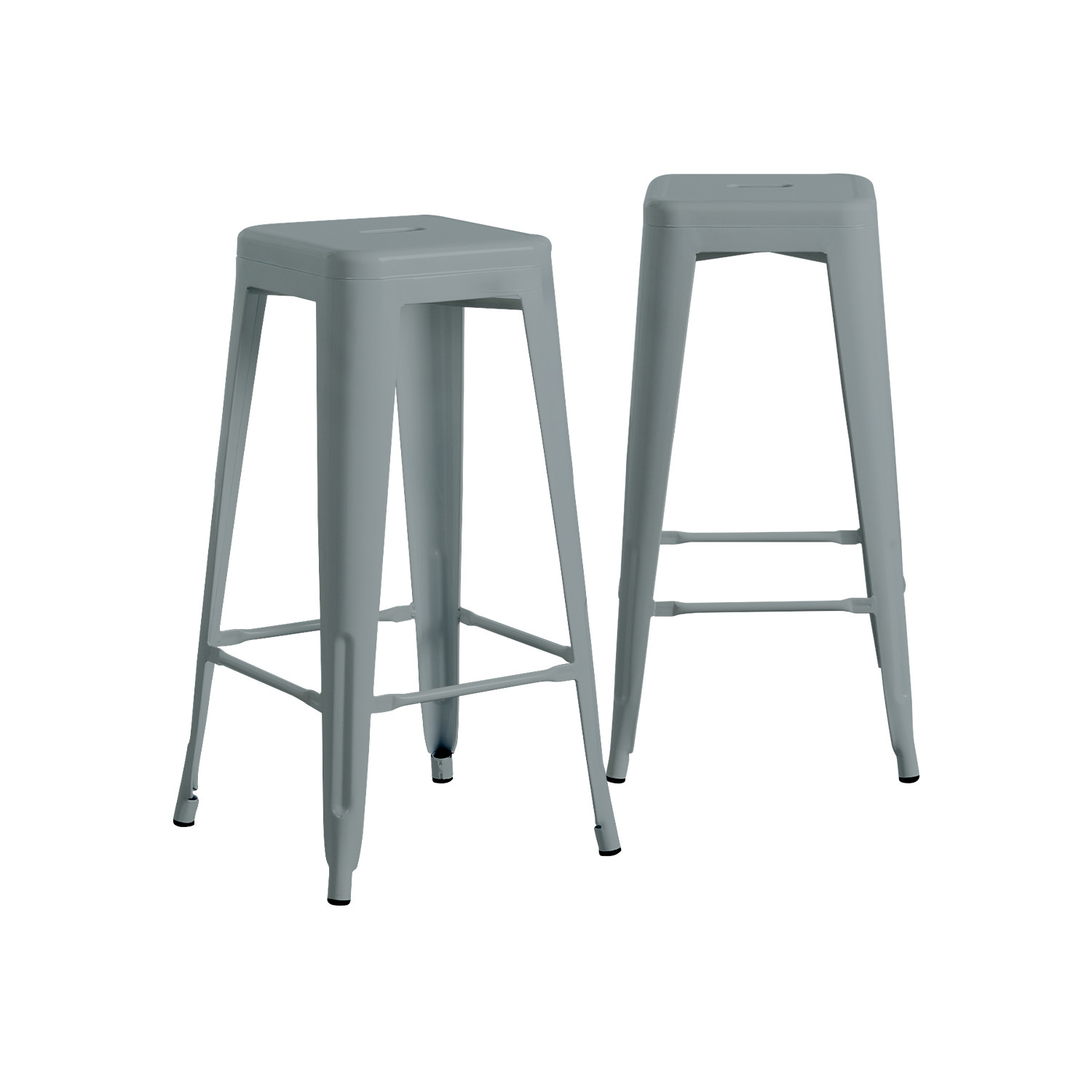 Pack 2 Taburetes Industriales Strong 43x43x77cm Thinia Home Packs de Taburetes 1